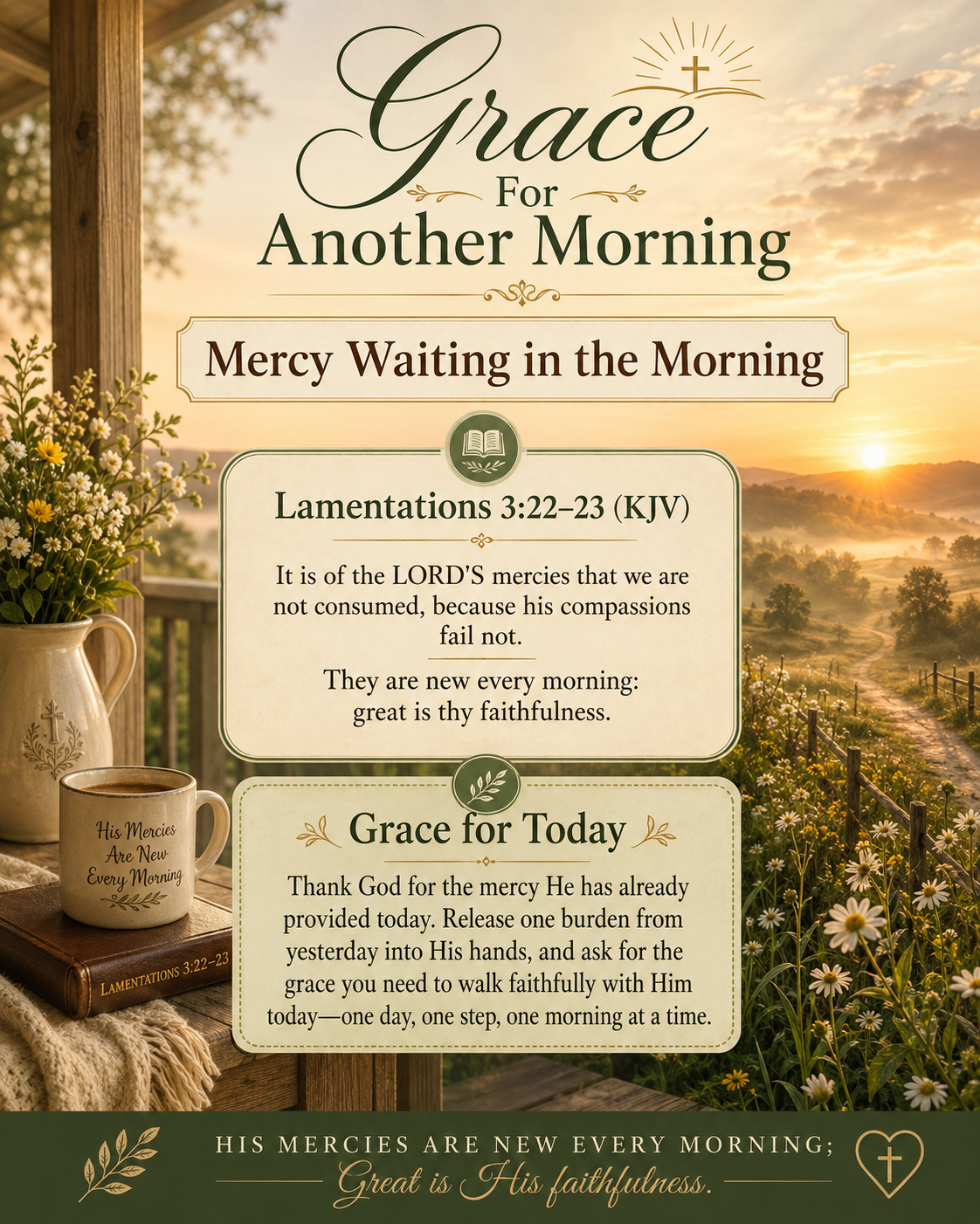 Mercy Waiting in the Morning